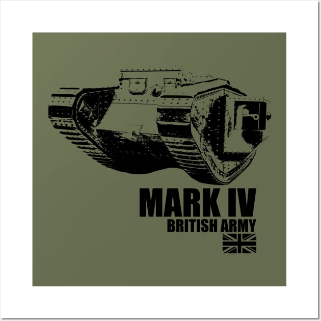 WW1 Mark IV Tank Wall Art by TCP